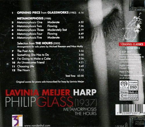 Philip Glass / Lavinia Meijer : Metamorphosis - The Hours (SACD, Hybrid, Multichannel, Album)