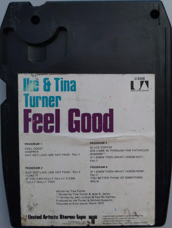 Ike & Tina Turner : Feel Good (8-Trk, Album)