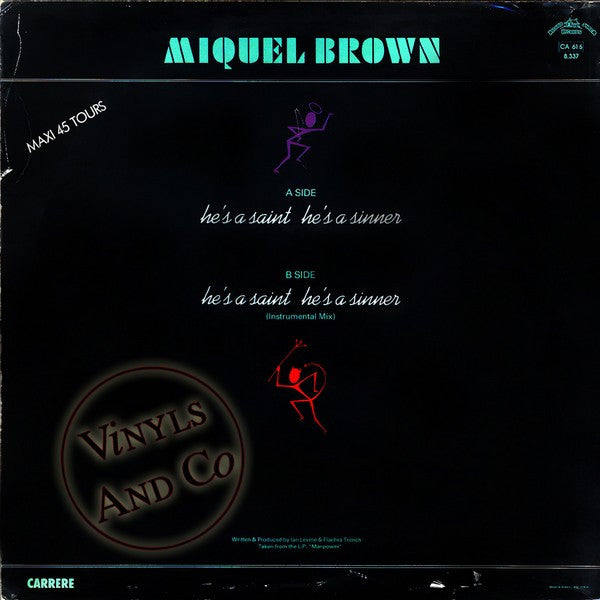 Miquel Brown : He's A Saint, He's A Sinner (12", Maxi)