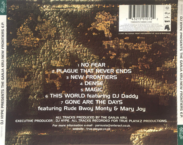 DJ Hype Presents... The Ganja Kru : New Frontiers E.P. (CD, EP)