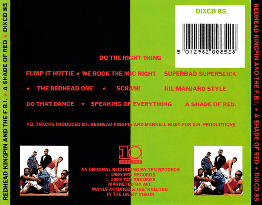 Redhead Kingpin And The FBI : A Shade Of Red (CD, Album)