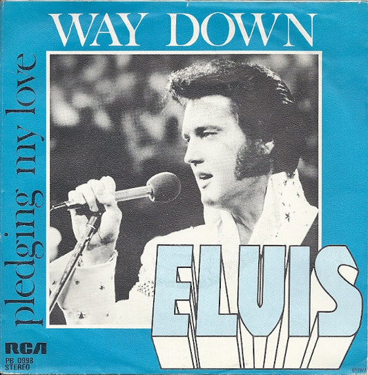 Elvis Presley : Way Down (7", Single)