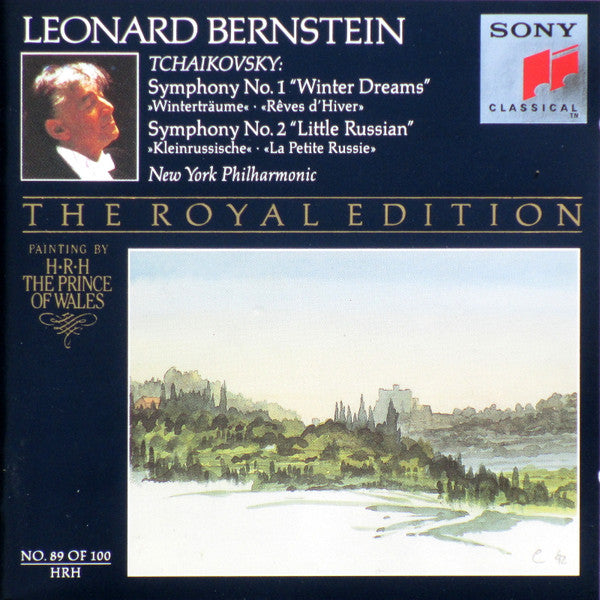 Leonard Bernstein, Pyotr Ilyich Tchaikovsky, New York Philharmonic : Symphonies Nos. 1&2 (CD, Comp, RM)