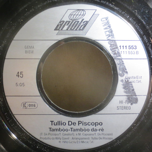 Tullio De Piscopo : Andamento Lento (7", Single)