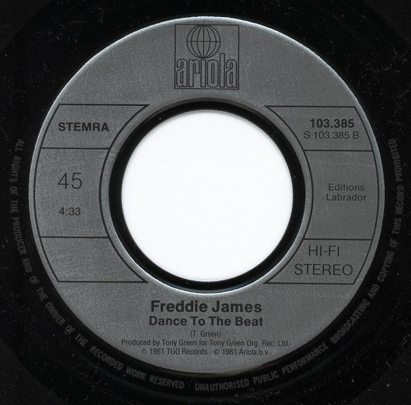 Freddie James : Music Takes Me Higher (7", Single)