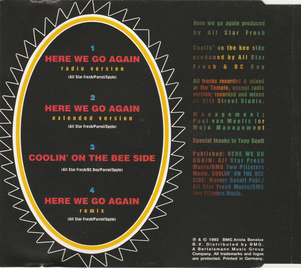 King Bee : Here We Go Again (CD, Maxi)