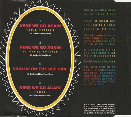 King Bee : Here We Go Again (CD, Maxi)