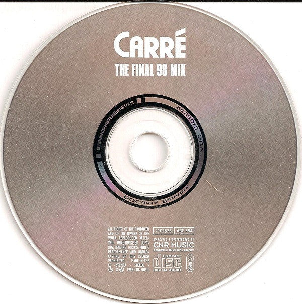 Various : Carré The Final 98 Mix (CD, Mixed)