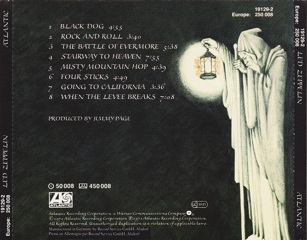 Led Zeppelin : Untitled (CD, Album, RE)