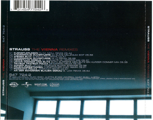 Johann Strauss Jr. : The Vienna Remixes (CD, Album, Comp)
