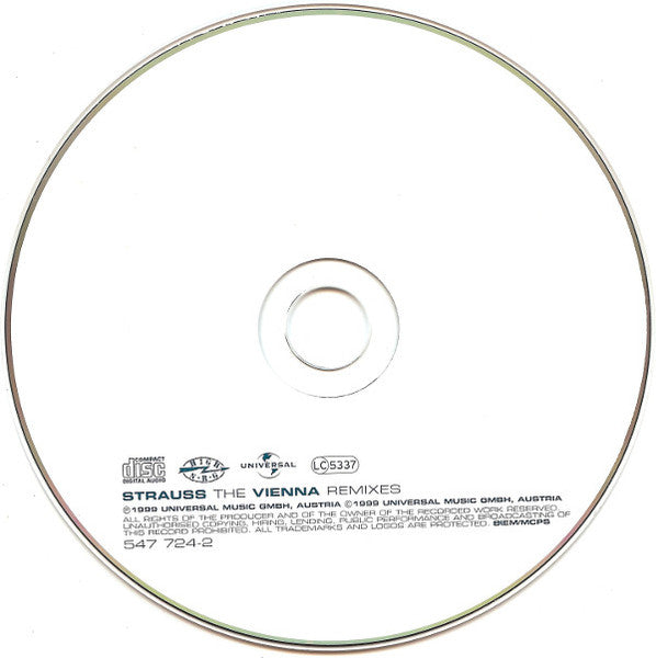 Johann Strauss Jr. : The Vienna Remixes (CD, Album, Comp)