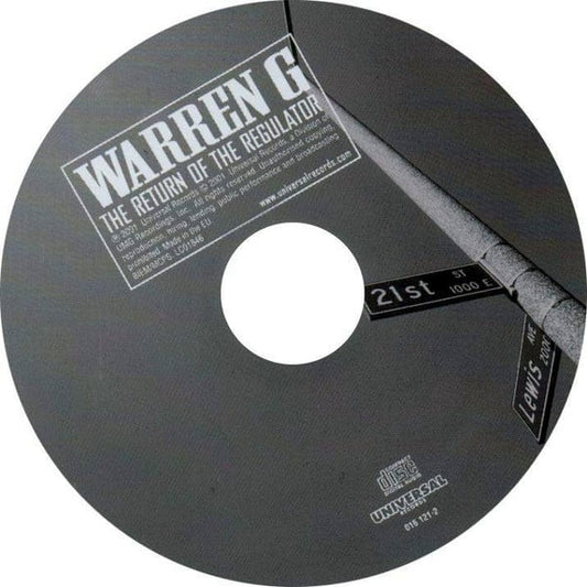 Warren G : The Return Of The Regulator (CD, Album)