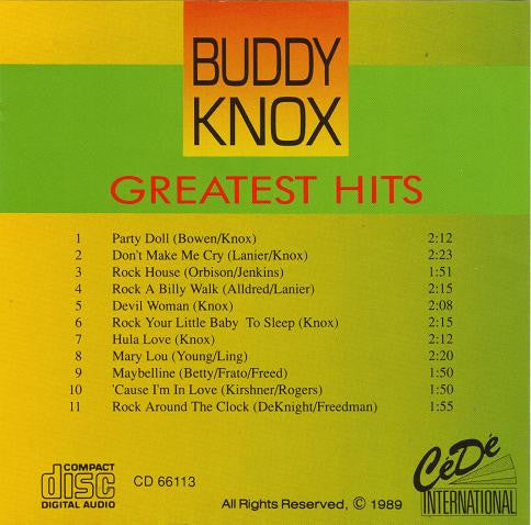 Buddy Knox : Greatest Hits (CD, Comp)