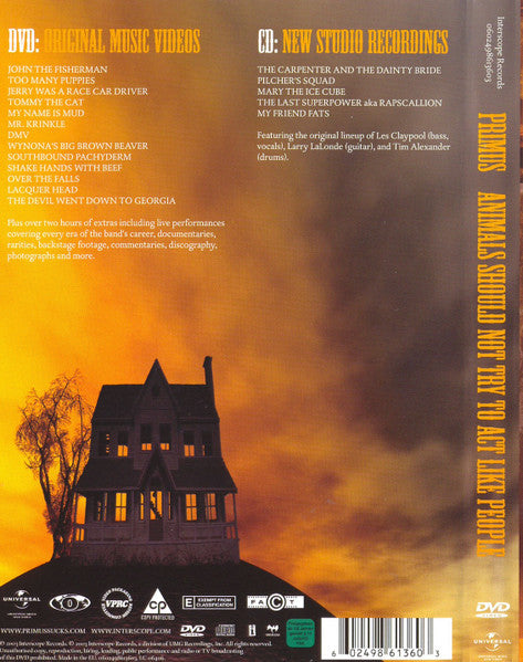 Primus : Animals Should Not Try To Act Like People (CD + DVD-V + RE)