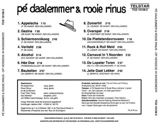 Pé Daalemmer & Rooie Rinus : Op Verziede In Waskemeer! (CD, Album)