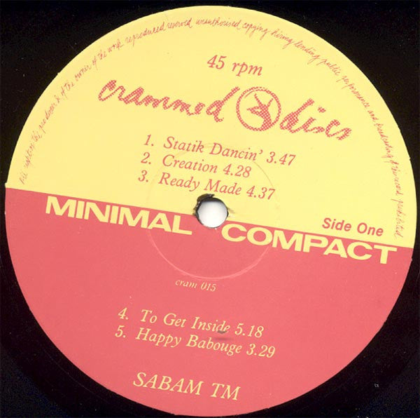 Minimal Compact : Minimal Compact (12")