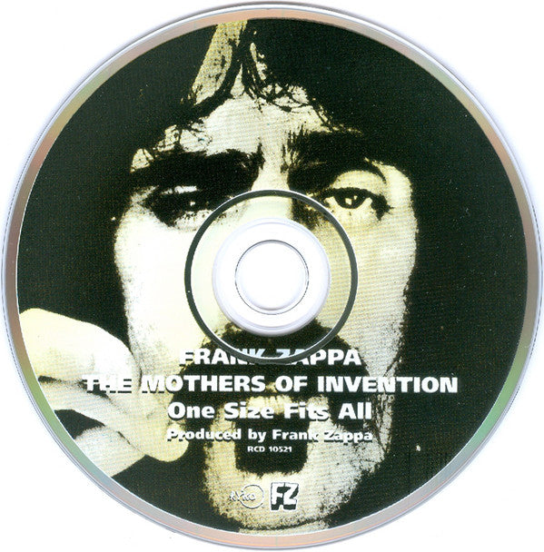 Frank Zappa And The Mothers : One Size Fits All (CD, Album, RE, RM, Dis)