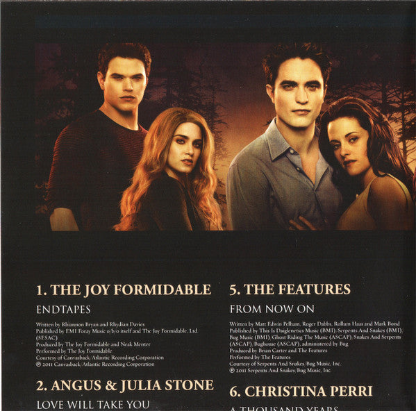 Various : The Twilight Saga: Breaking Dawn, Part 1 (Original Motion Picture Soundtrack) (CD, Comp)