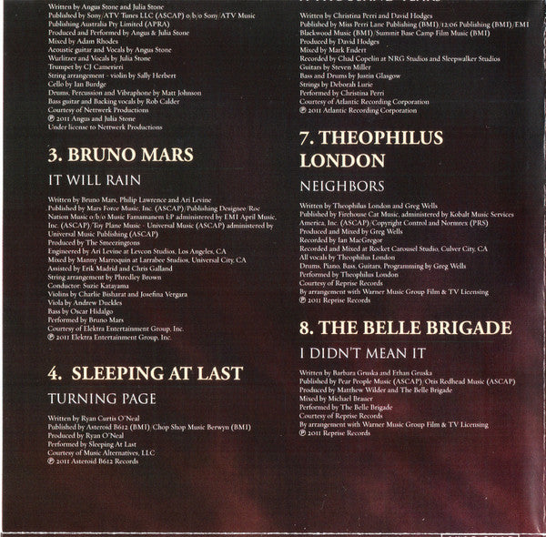 Various : The Twilight Saga: Breaking Dawn, Part 1 (Original Motion Picture Soundtrack) (CD, Comp)