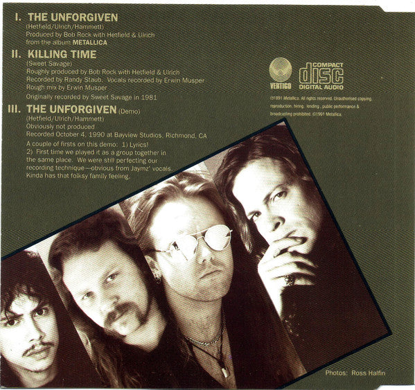 Metallica : The Unforgiven (CD, Single)