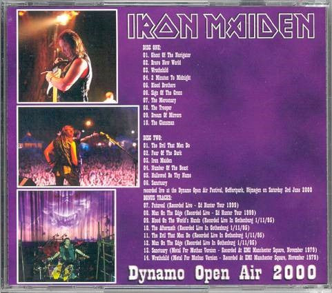 Iron Maiden : Dynamo Open Air 2000 (2xCD, Unofficial)