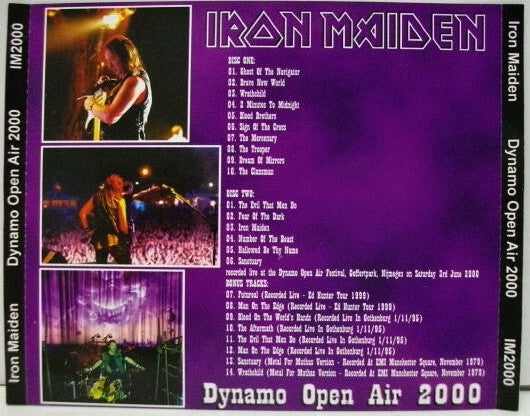 Iron Maiden : Dynamo Open Air 2000 (2xCD, Unofficial)