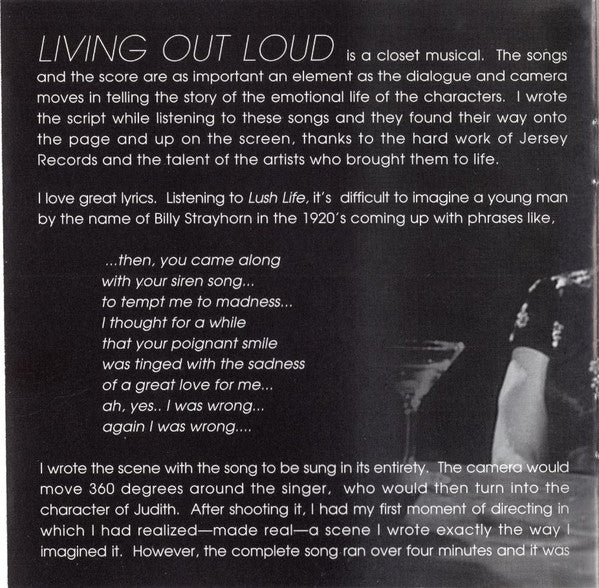 Various : Living Out Loud (Original Soundtrack Recording) (CD, Album)