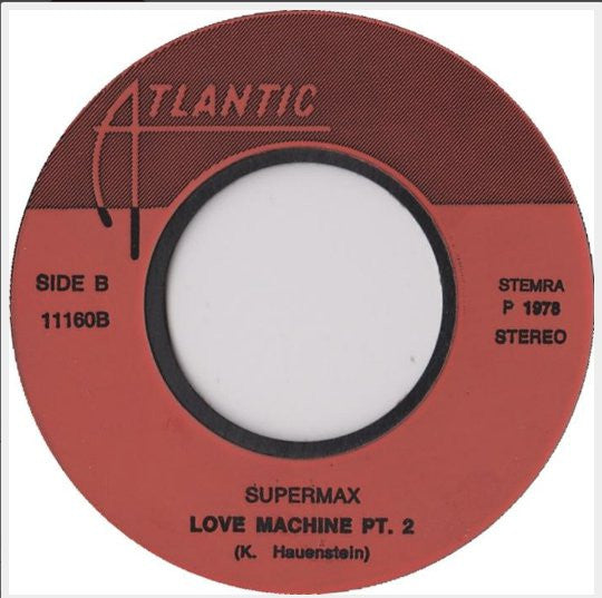 Supermax : Love Machine (7", Single)
