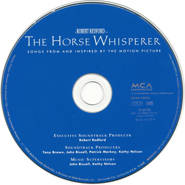 Various : The Horse Whisperer (Songs From And Inspired By The Motion Picture) (HDCD, Album, Club)