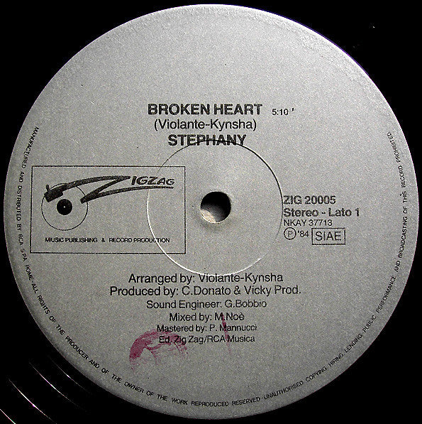 Stephany : Broken Heart (12")