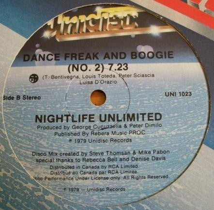 Nightlife Unlimited : Love Is In You (No. 2) / Dance Freak And Boogie (No. 2) (12")