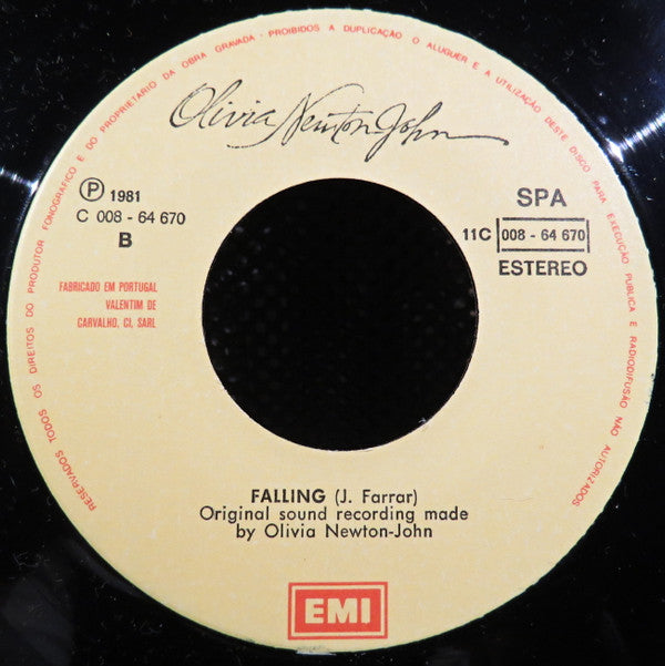 Olivia Newton-John : Landslide (7", Single)