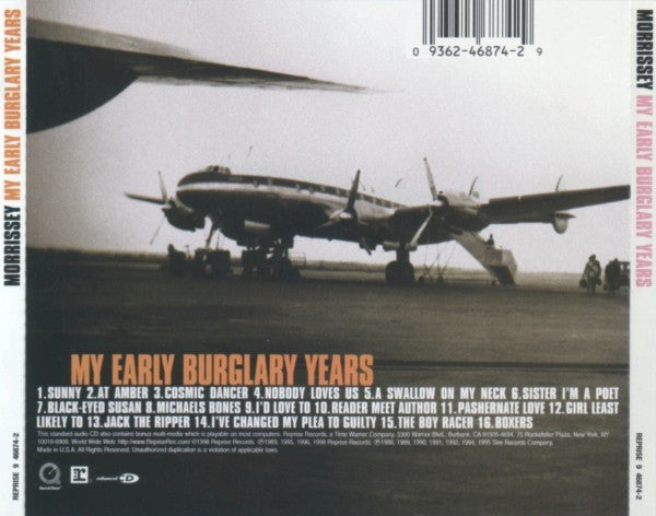 Morrissey : My Early Burglary Years (CD, Comp, Enh, WEA)