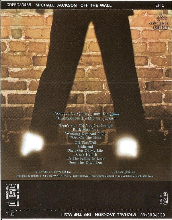 Michael Jackson : Off The Wall (CD, Album, RE)