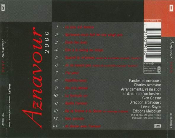 Charles Aznavour : 2000 (CD, Album)