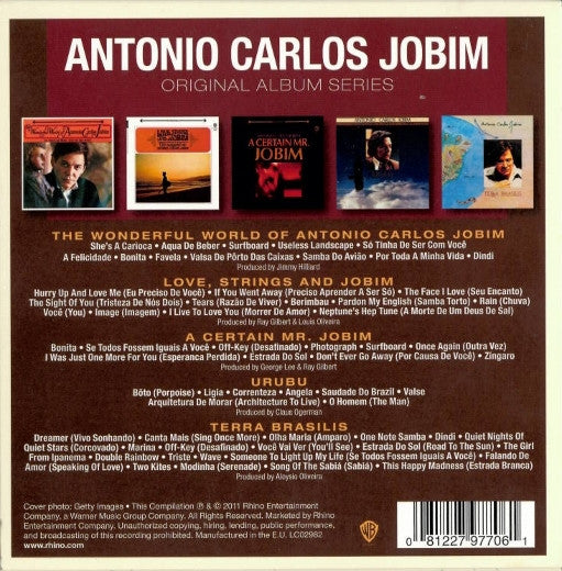Antonio Carlos Jobim : Original Album Series (Box, Comp + 5xCD, Album, RE)