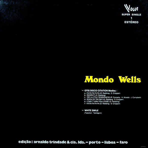Mondo Wells : Otis Disco Citation (Medley) (12", Maxi)
