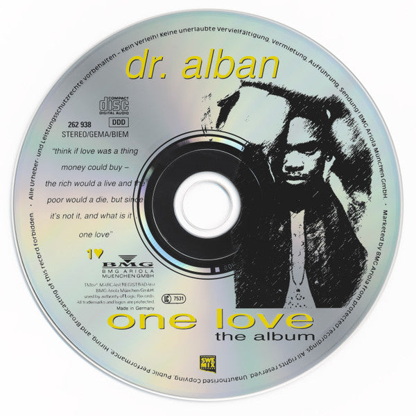 Dr. Alban : One Love (The Album) (CD, Album)
