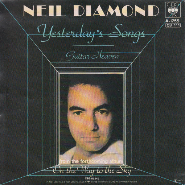 Neil Diamond : Yesterday's Songs (7", Single)