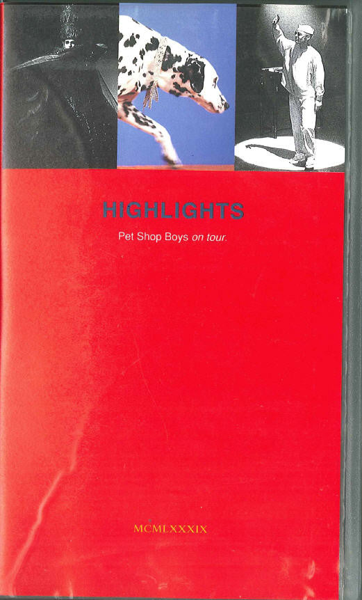 Pet Shop Boys : Highlights (Pet Shop Boys On Tour.) (VHS, SECAM)