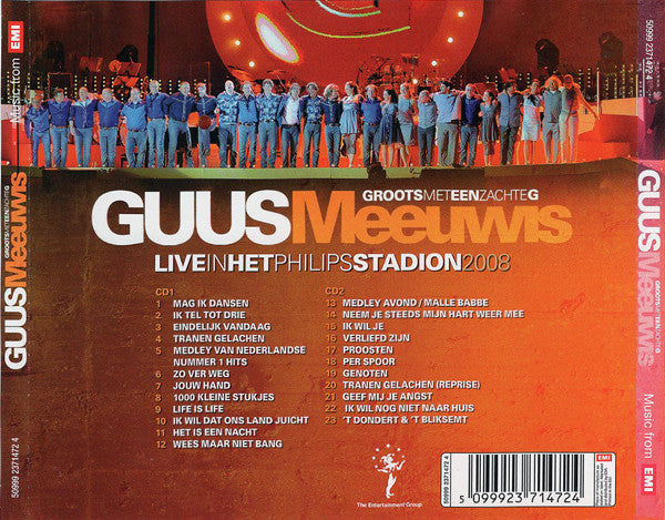 Guus Meeuwis : Groots Met Een Zachte G - Live In Het Philips Stadion 2008 (2xCD, Album)