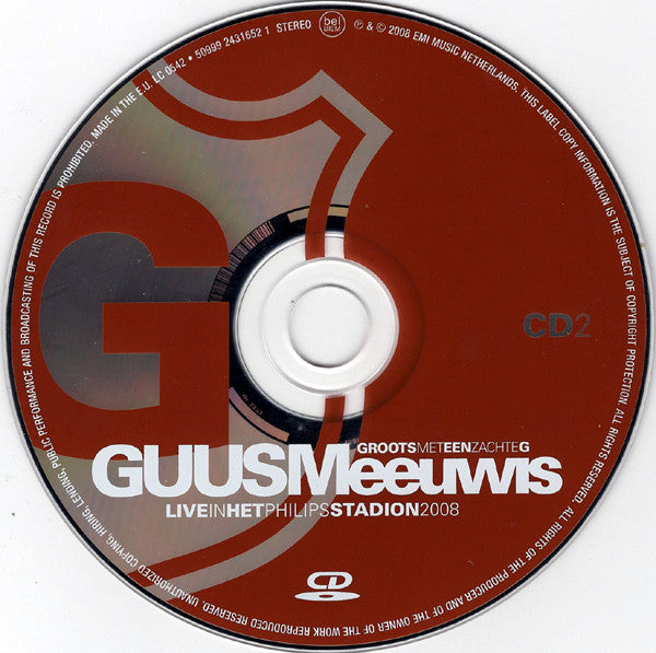 Guus Meeuwis : Groots Met Een Zachte G - Live In Het Philips Stadion 2008 (2xCD, Album)
