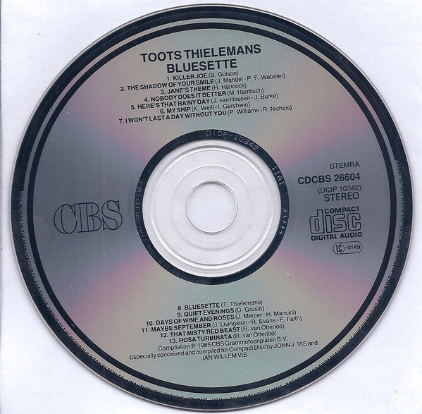 Toots Thielemans : Bluesette (CD, Comp)