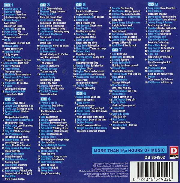 Various : More Greatest Hits Of The 80's (8xCD + Box, Comp)