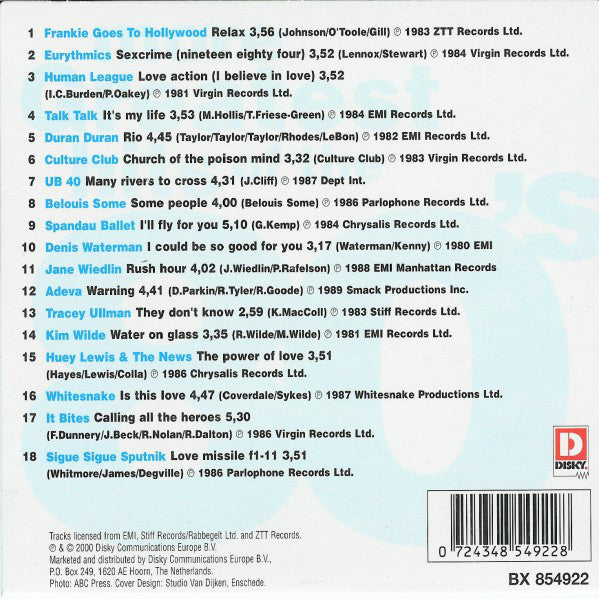 Various : More Greatest Hits Of The 80's (8xCD + Box, Comp)