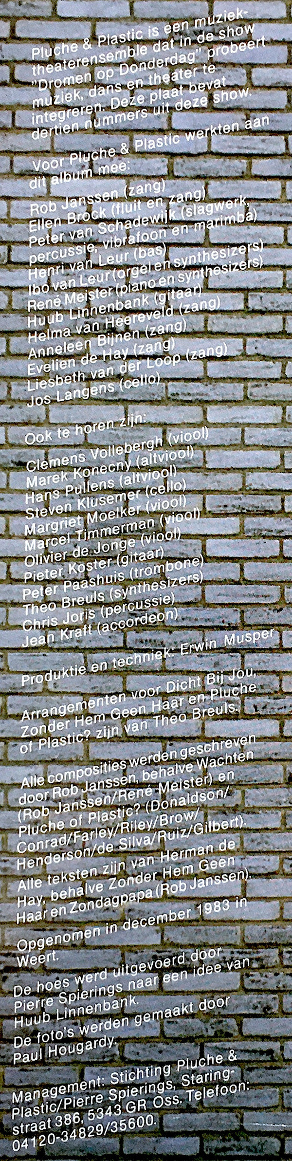 Pluche & Plastic : Het Debuut (LP, Album)