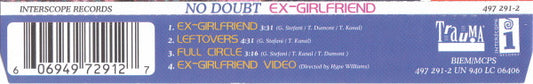 No Doubt : Ex-Girlfriend (CD, Single, Enh)