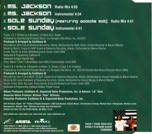OutKast : Ms. Jackson (CD, Single)