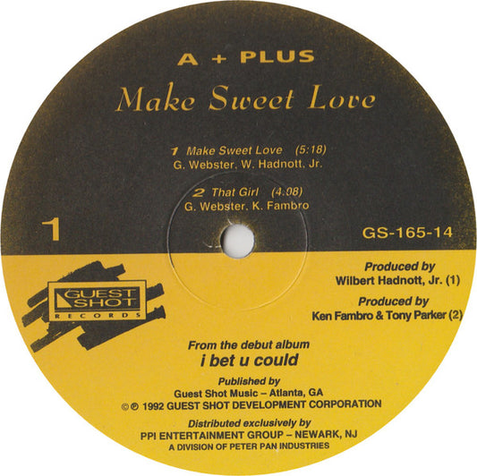 A+ Plus : Make Sweet Love (12", EP)