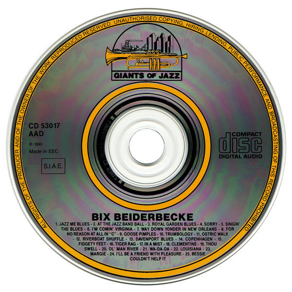 Bix Beiderbecke : Bixology (CD, Comp, RP)